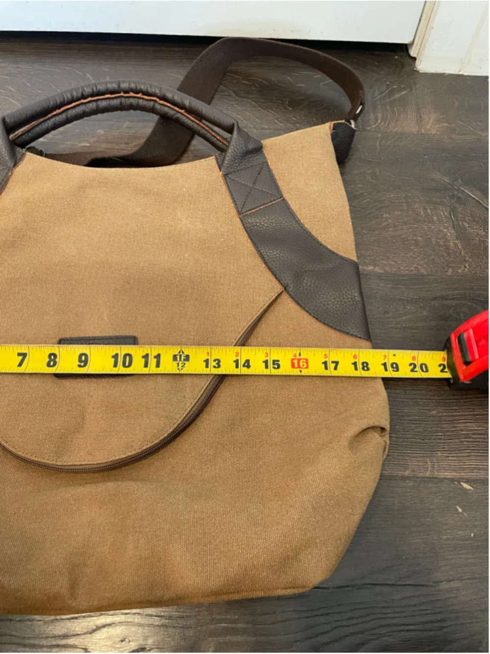 K2 CLASSIC FASHION Canvas Leather Shoulder Bag Messenger Bag